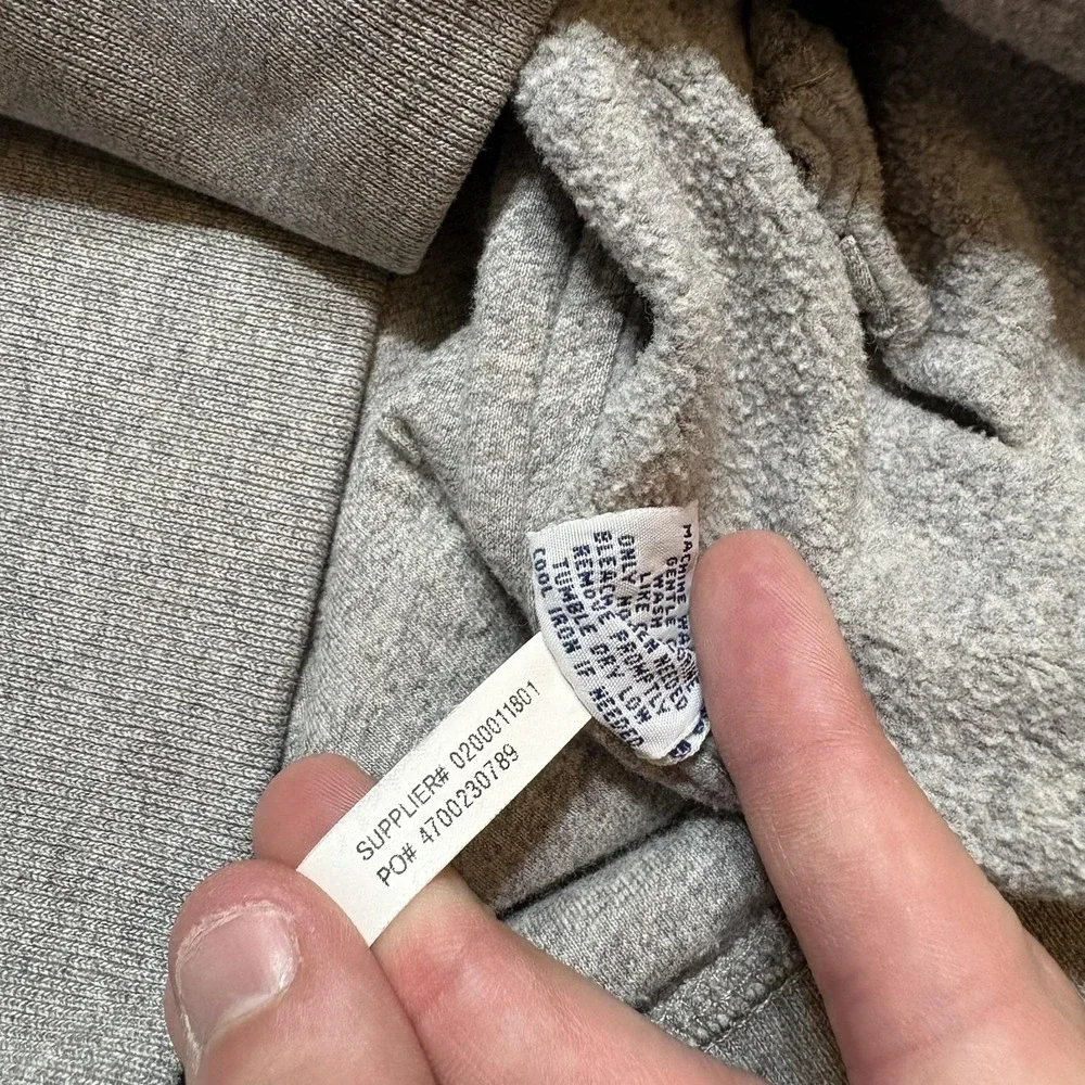 Polo Ralph Lauren Cardigan Sweater Mens Large Gray Fleece Shawl Collar Button